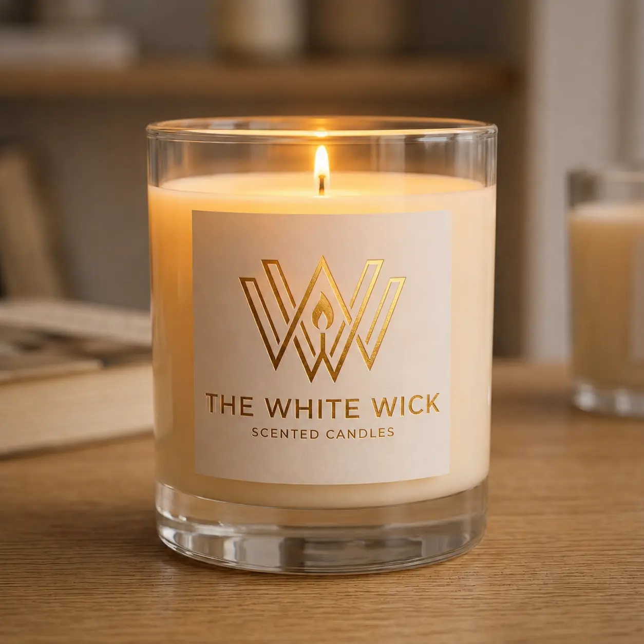 The White Wick Candle
